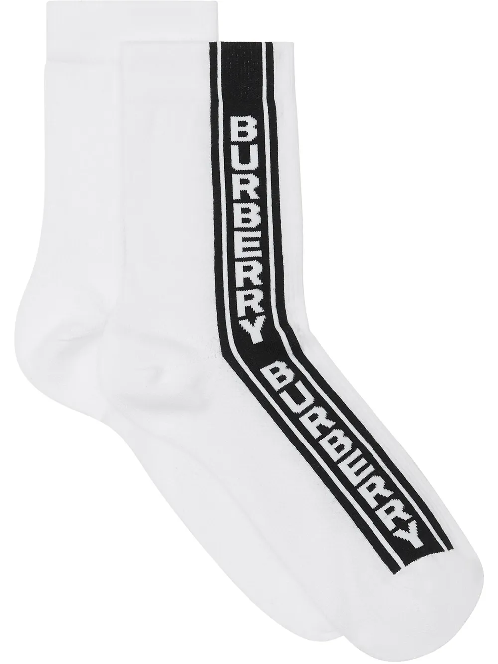 burberry logo socks