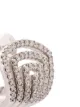 Dana Rebecca Designs 14kt white gold diamond huggie earrings