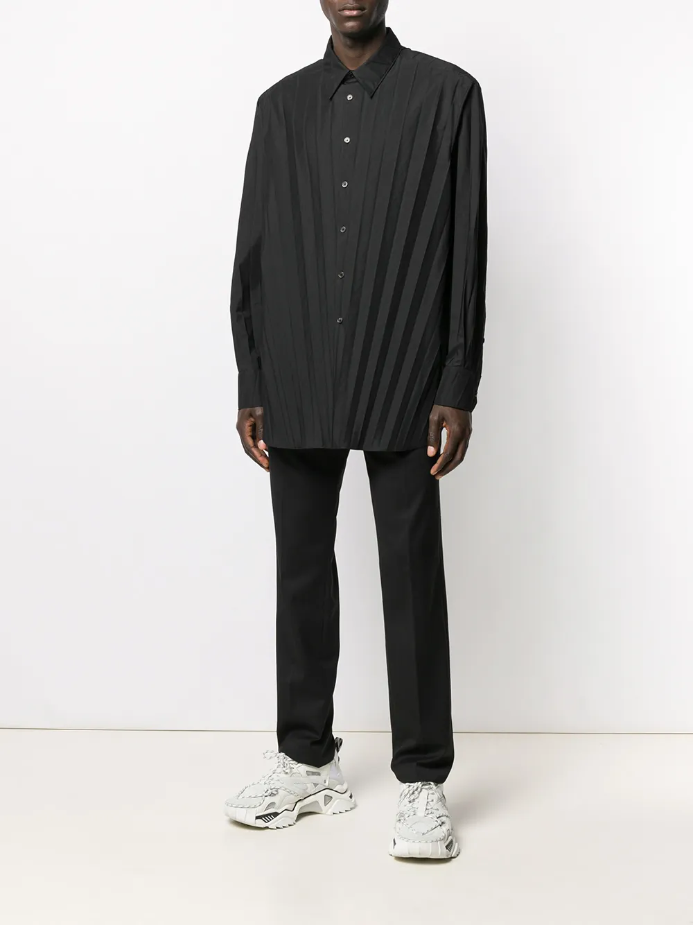 Image 2 of Valentino pleated shirt