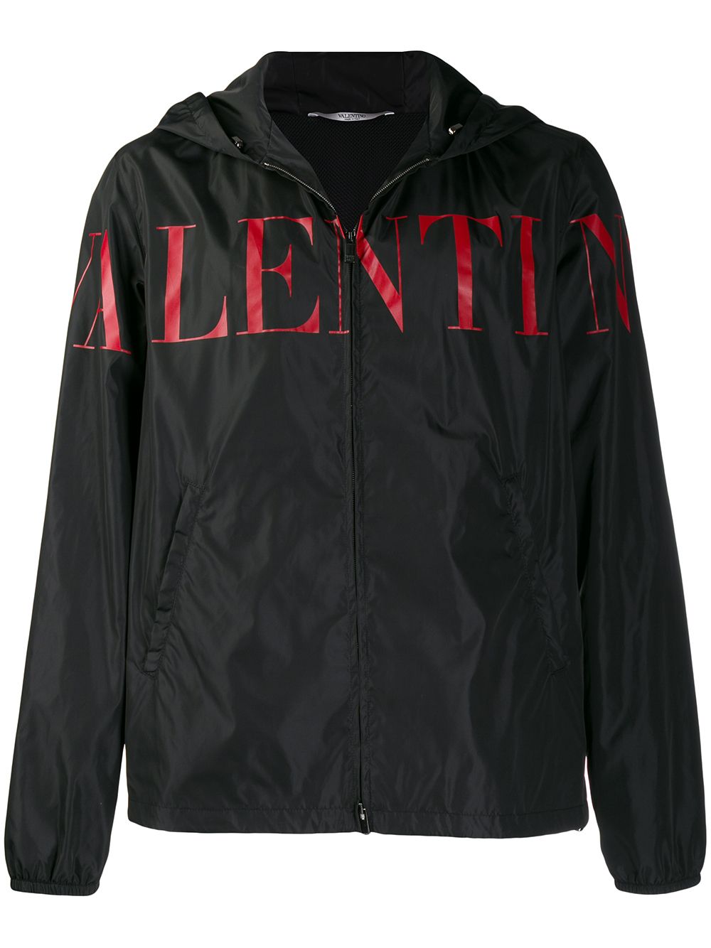 Shop Valentino lightweight logo print jacket with Express Delivery ...