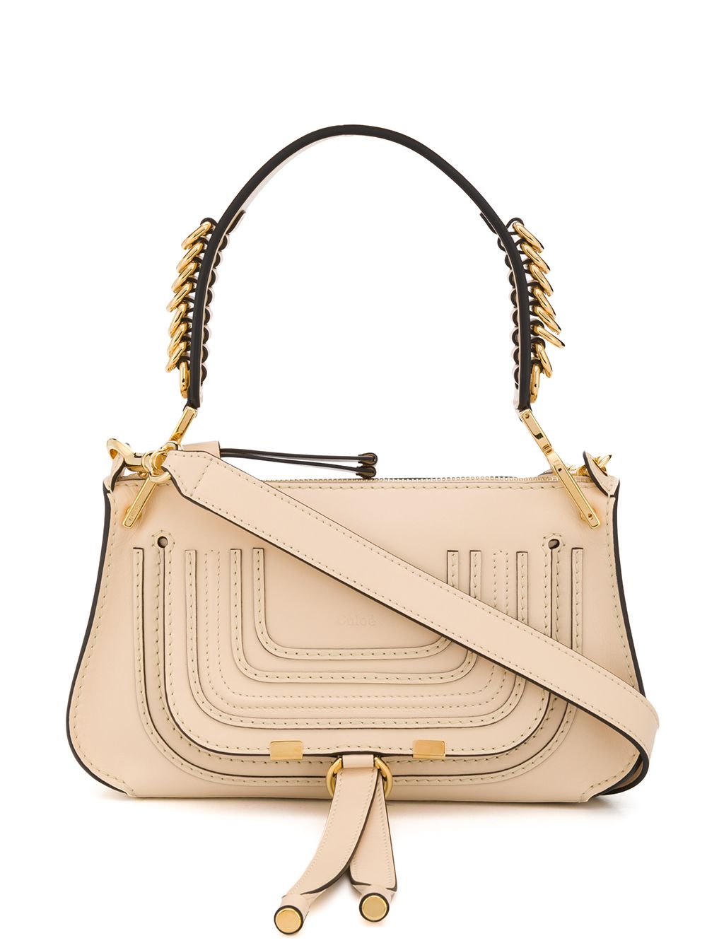 chloé marcie small leather shoulder bag