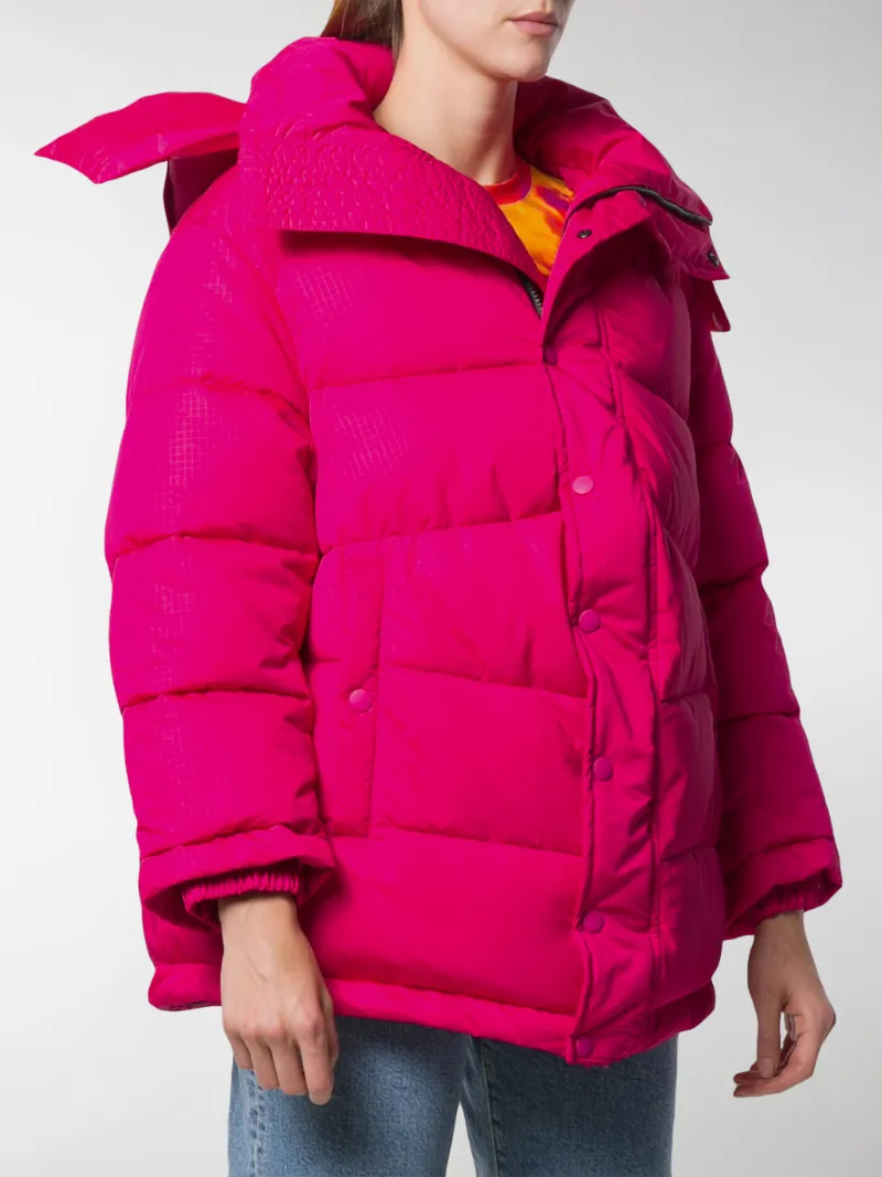 balenciaga pink puffer