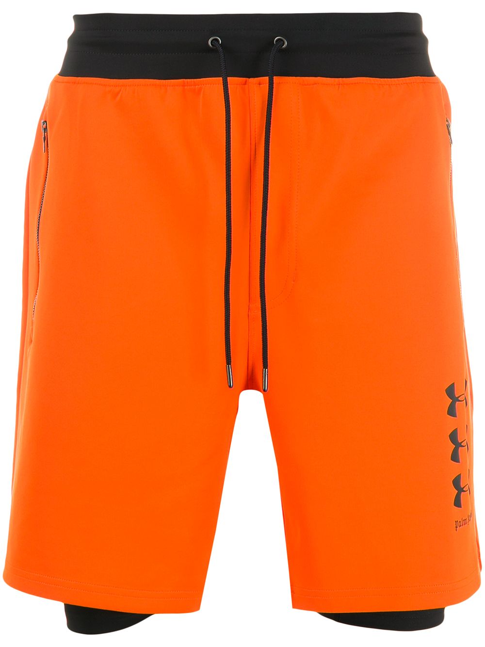 Palm Angels Shorts PALM ANGELS PALM ANGELS X UNDER ARMOUR SHORTS - ORANGE