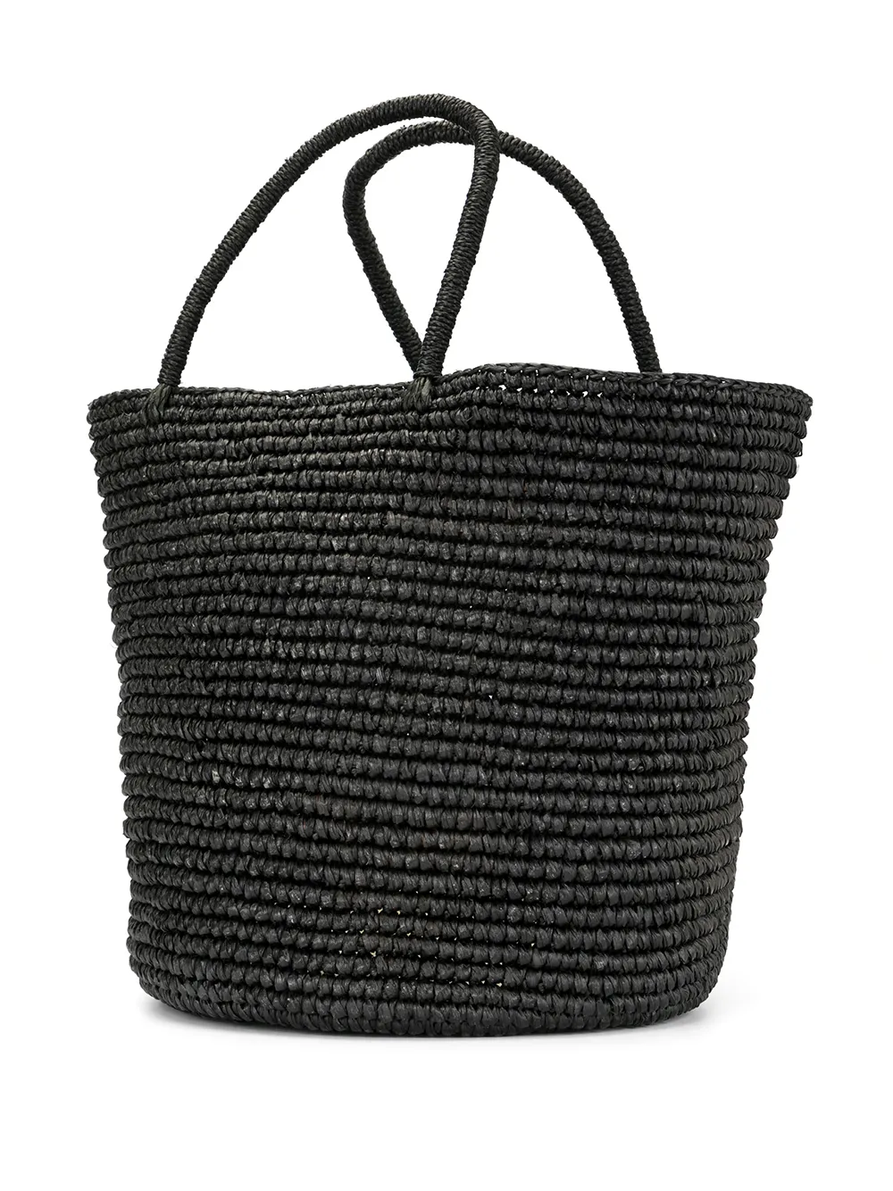  Sensi Studio Maxi Shopper Mit Webmuster   Schwarz 