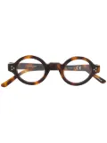 Epos circle frame glasses - Brown