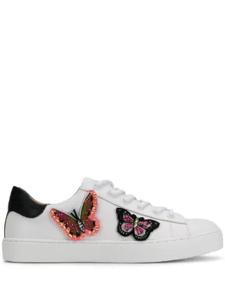 gucci butterfly sneakers