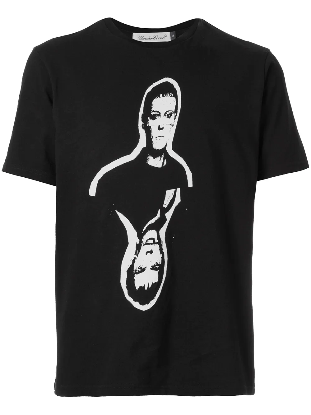 Undercover T-shirts UNDERCOVER T-SHIRT MIT GRAFISCHEM PRINT - SCHWARZ