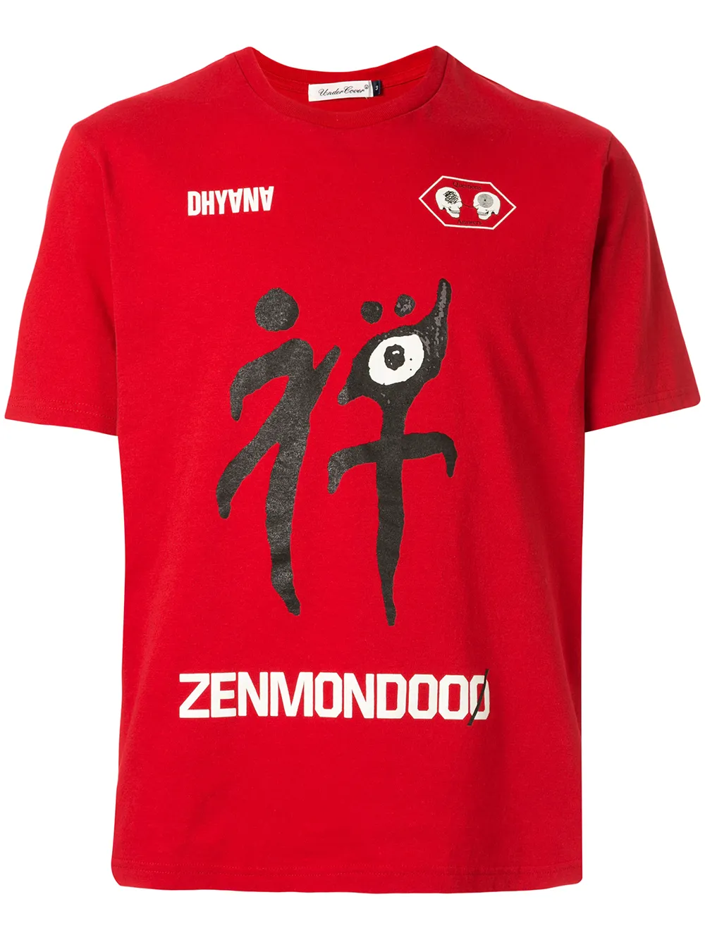 Undercover T-shirts UNDERCOVER T-SHIRT MIT PRINT - ROT