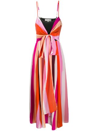 dvf striped dress