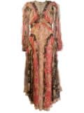 ZIMMERMANN floral patchwork dress - Orange