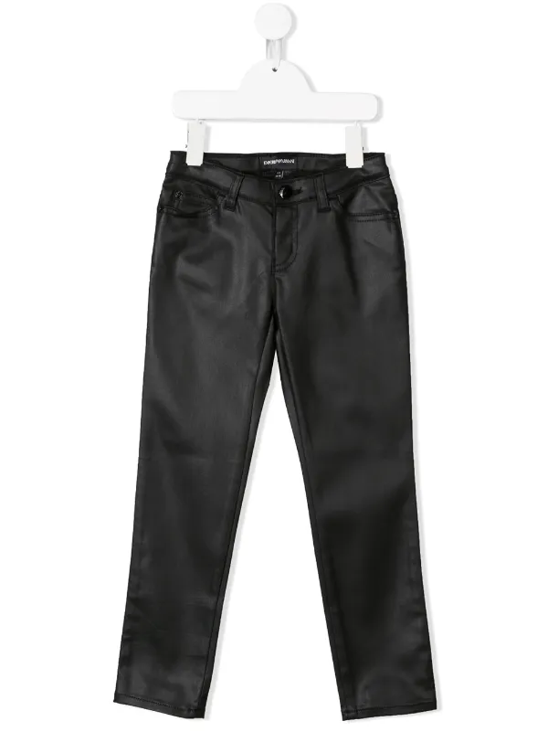 black armani trousers