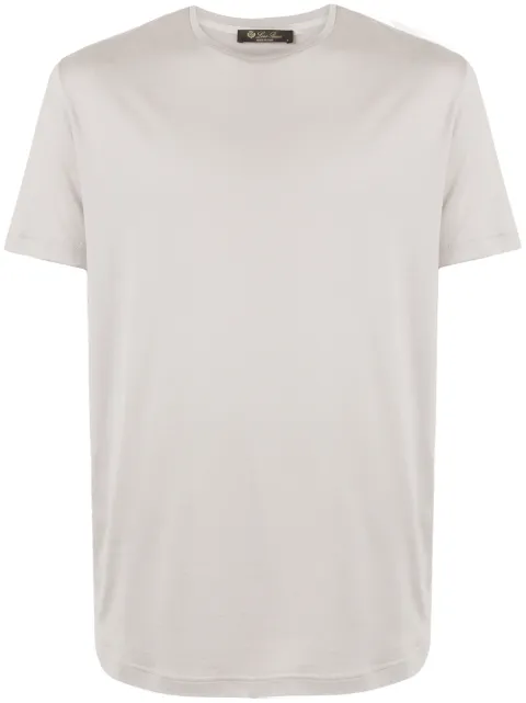 Loro Piana playera con cuello redondo
