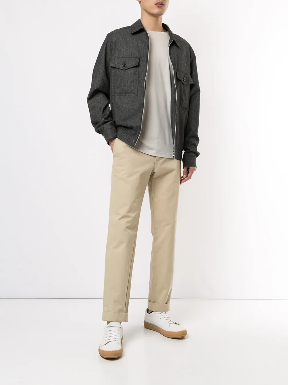 Loro Piana T-shirt met ronde hals - Wit