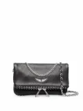 Zadig&Voltaire Nano studded mini bag - Black