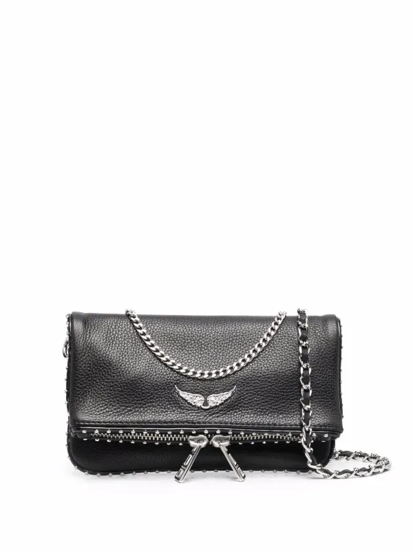 Zadig & Voltaire Rock Nano Novel Bag in Black