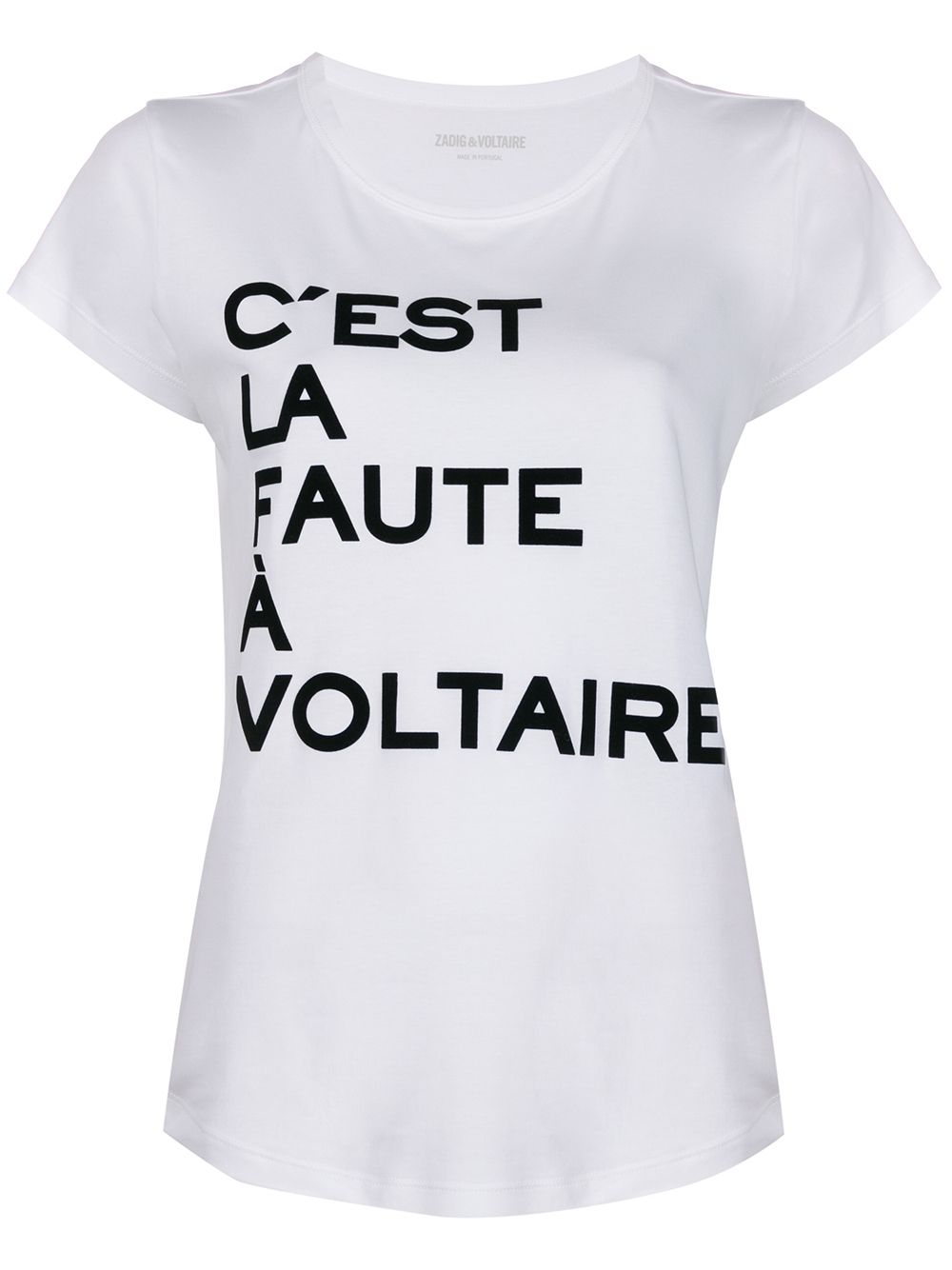 фото Zadig&Voltaire футболка C'est La Faute à Voltaire