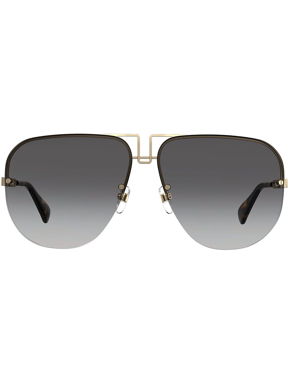 фото Givenchy Eyewear массивные солнцезащитные очки-авиаторы