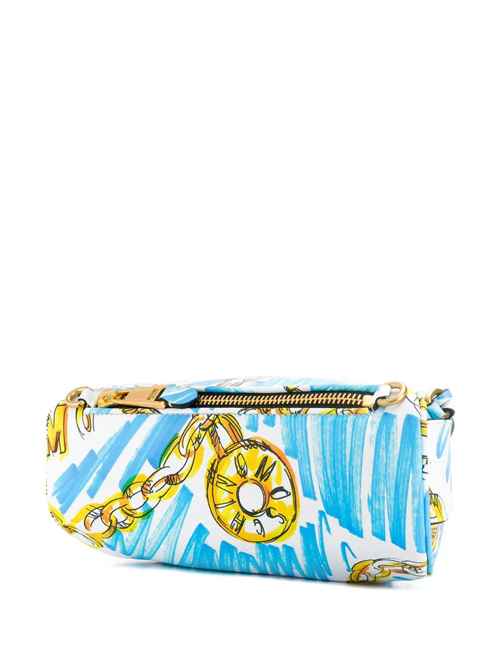 Moschino Heuptas met kettingprint Blauw