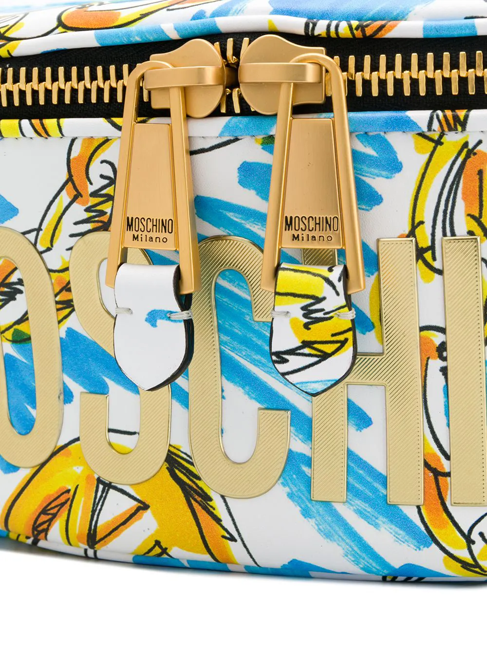 Moschino Heuptas met kettingprint Blauw