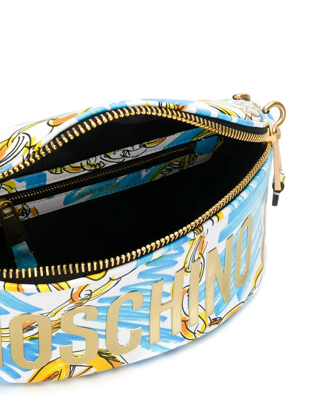 Moschino Heuptas met kettingprint Blauw