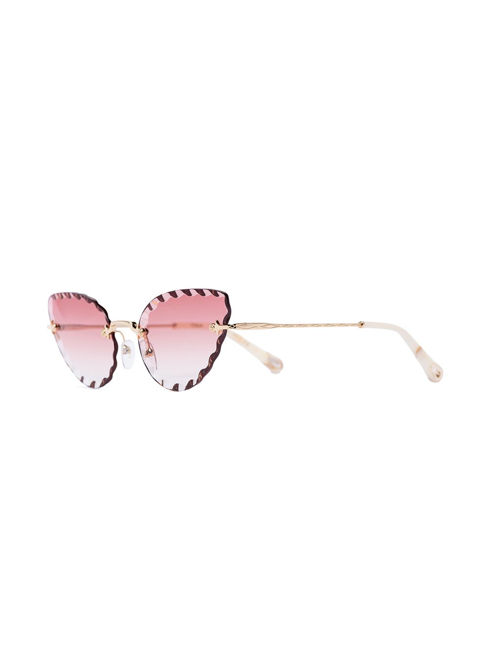 фото Chloé Eyewear солнцезащитные очки 'кошачий глаз' Rosie