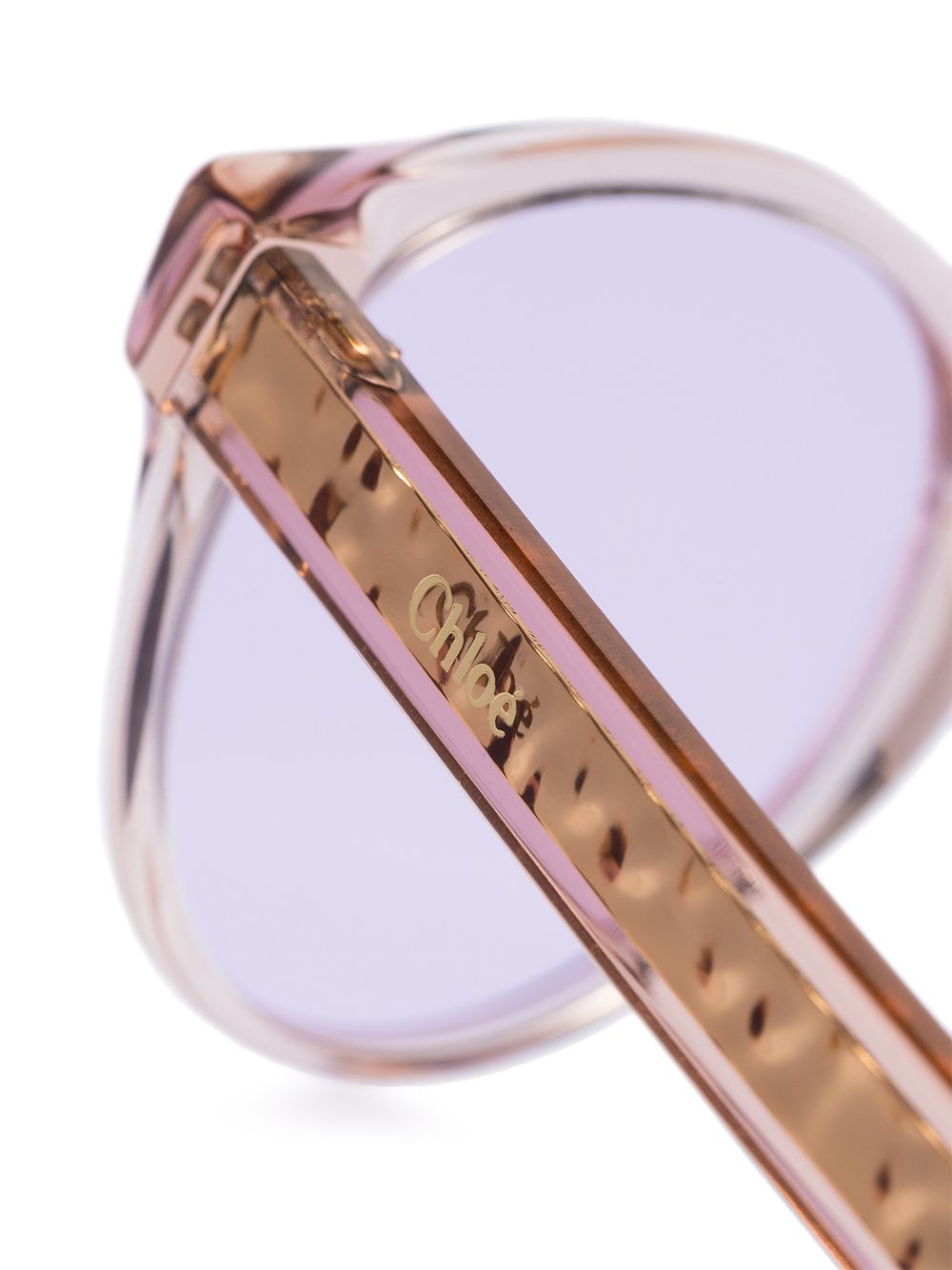 фото Chloé Eyewear солнцезащитные очки в круглой оправе