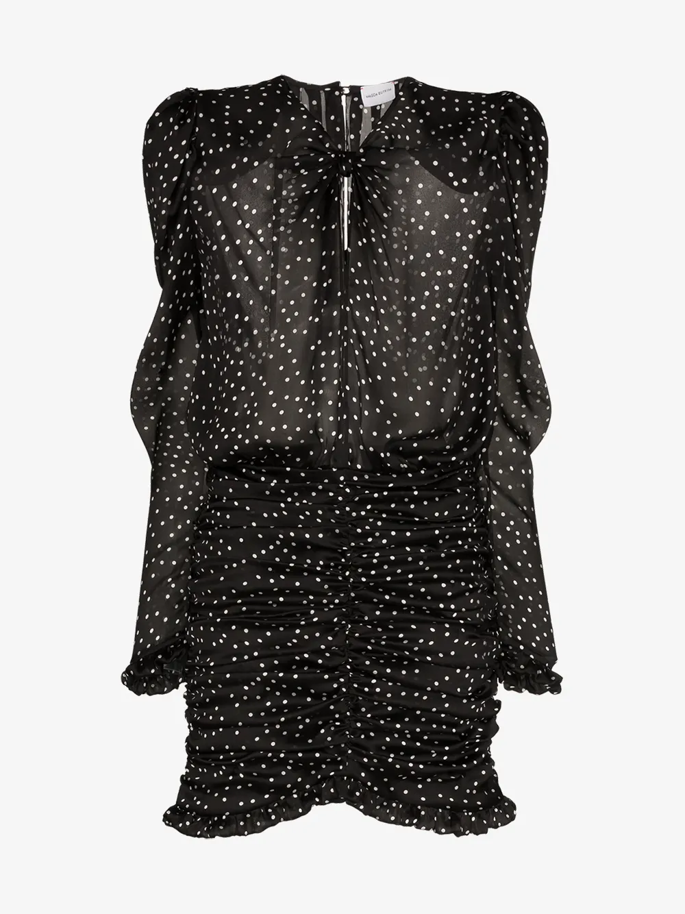 magda butrym polka dot dress