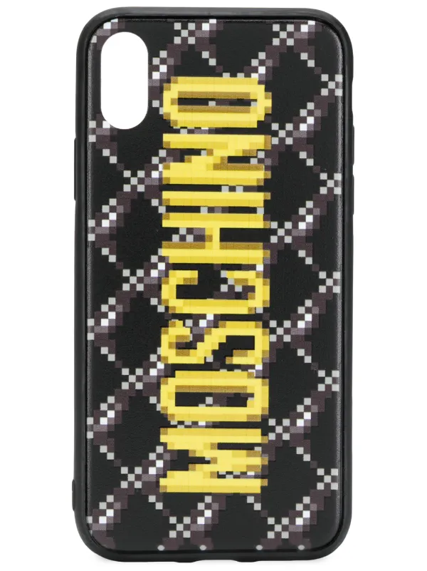 Moschino Cover Per iPhone X Con Logo | Nero | FARFETCH IT