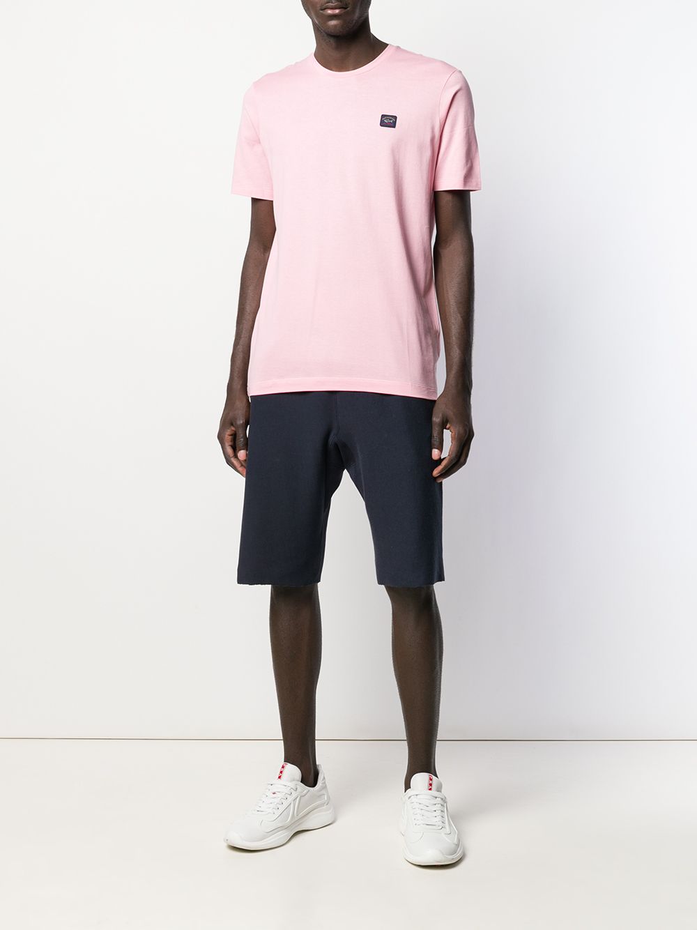 Paul & Shark T-shirt met logo - Roze