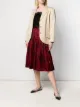 الصورة 2 من Valentino Pre-Owned تنورة كلاسيكية منقوشة