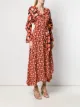 DVF Diane von Furstenberg floral print wrap dress