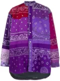 Children Of The Discordance bandana print shirt - Purple