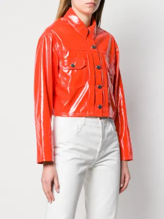fiorucci vinyl track jacket