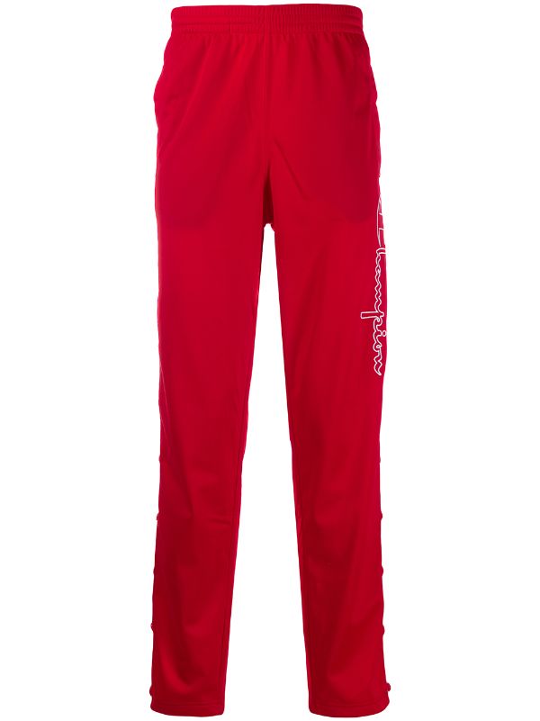 red champion track pants