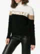 Moncler sweat à logo intarsia et col roulé