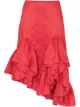 Image 1 of Marques'Almeida ruffled asymmetric midi skirt