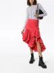 Image 2 of Marques'Almeida ruffled asymmetric midi skirt