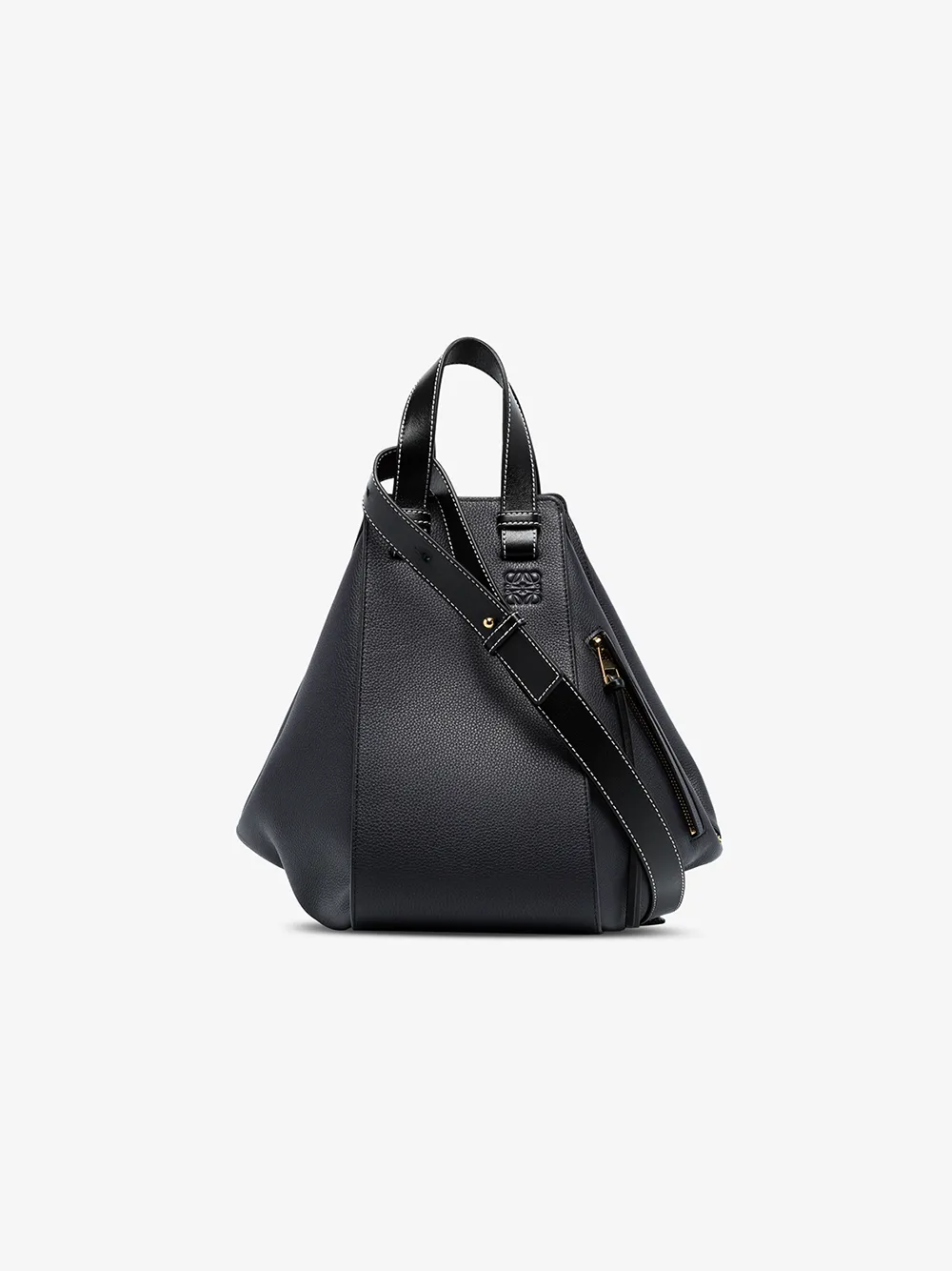 Click to view more detailed imagery on our partner's website Loewe Blue Hammock Medium Leather Tote Bag
