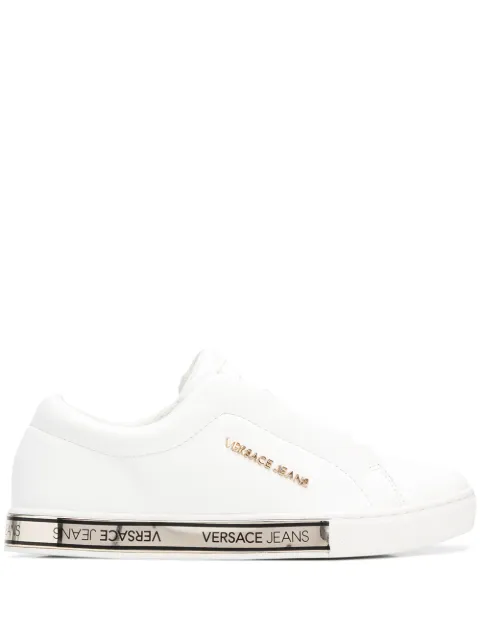 Versace Jeans Logo Sneakers - Farfetch Versace Jeans Logo Sneakers - Farfetch