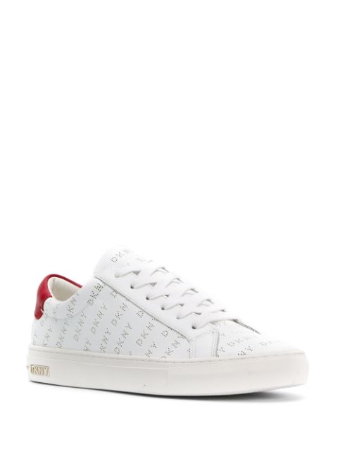 dkny court lace up trainers