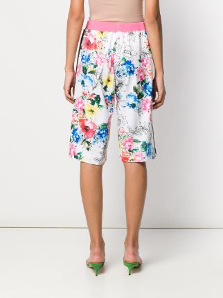 floral knee-high shorts展示图