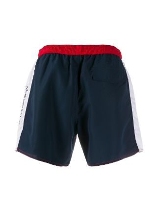 colour block swimming shorts展示图