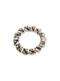 Ugo Cacciatori woven look ring - Silver