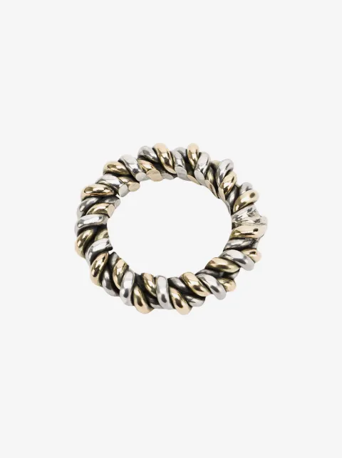 Ugo Cacciatori woven look ring