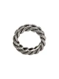 Ugo Cacciatori rope ring - Silver