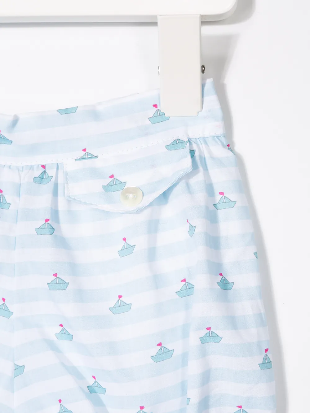 Siola Shorts met bootprint Blauw