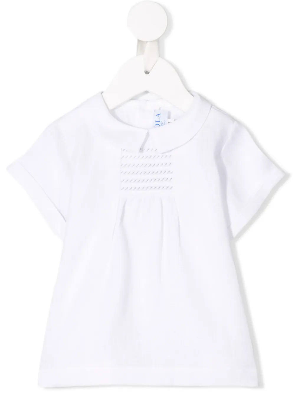 Siola t-shirt à détails tressés - Blanc