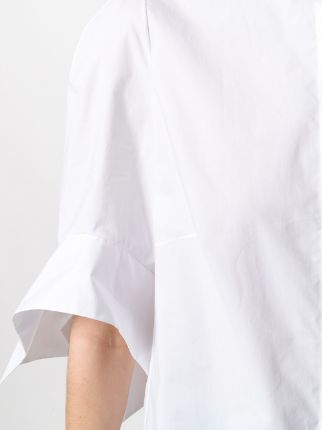 flared short-sleeve shirt展示图