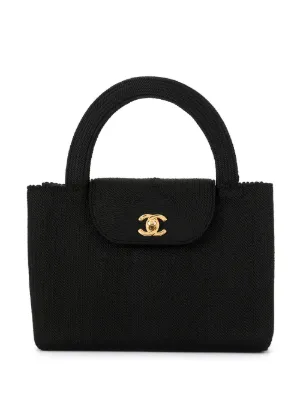 CHANEL Pre-Owned 2003 Sports Line Duffle Gym Bag | Black | FARFETCH