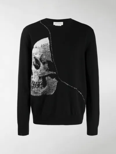 Alexander McQueen skull crew-neck 